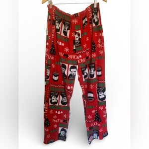 Home Alone Red Holiday Pajama Pants size large